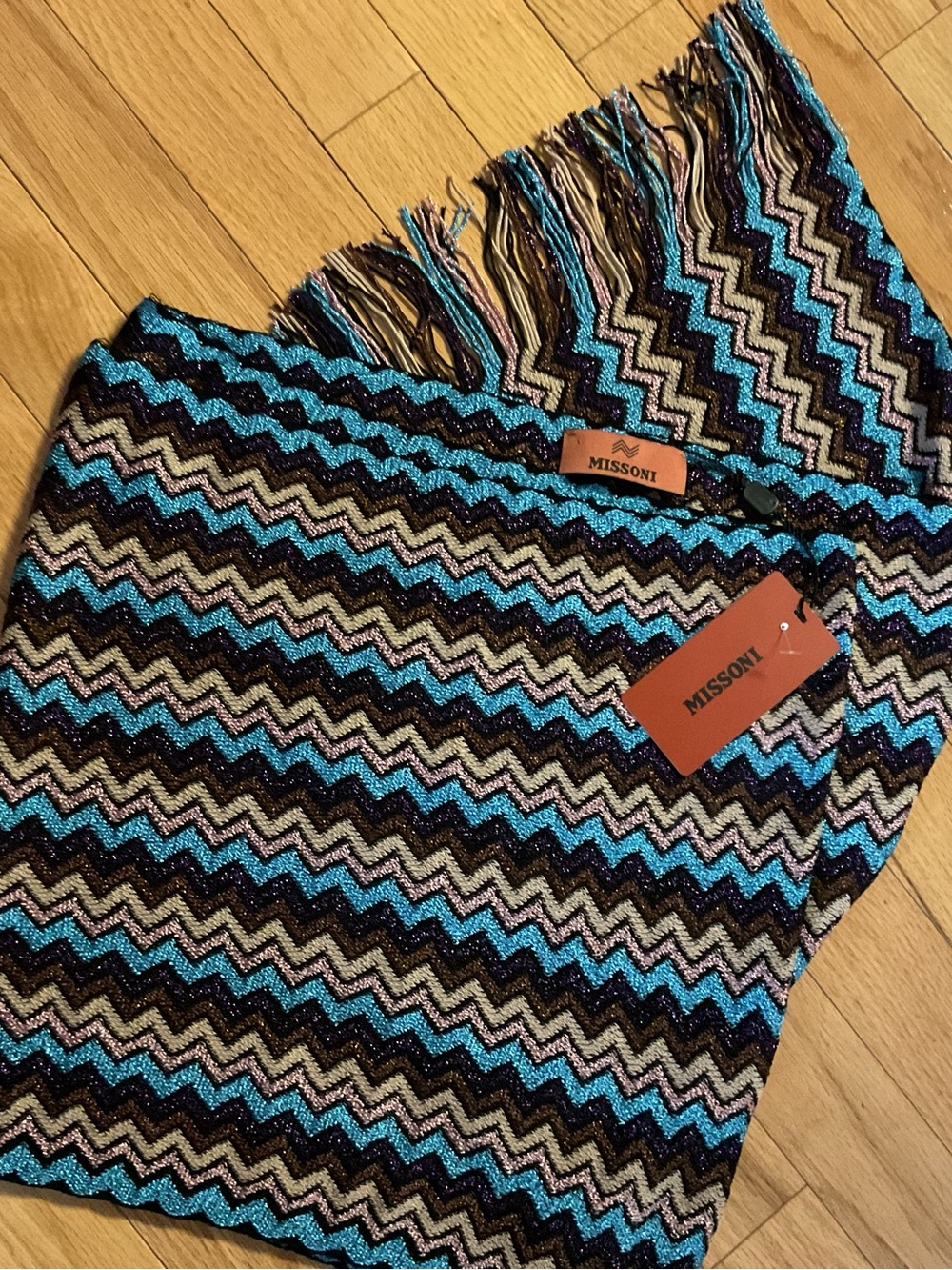 New - Missoni scarf chevron zig zag pattern